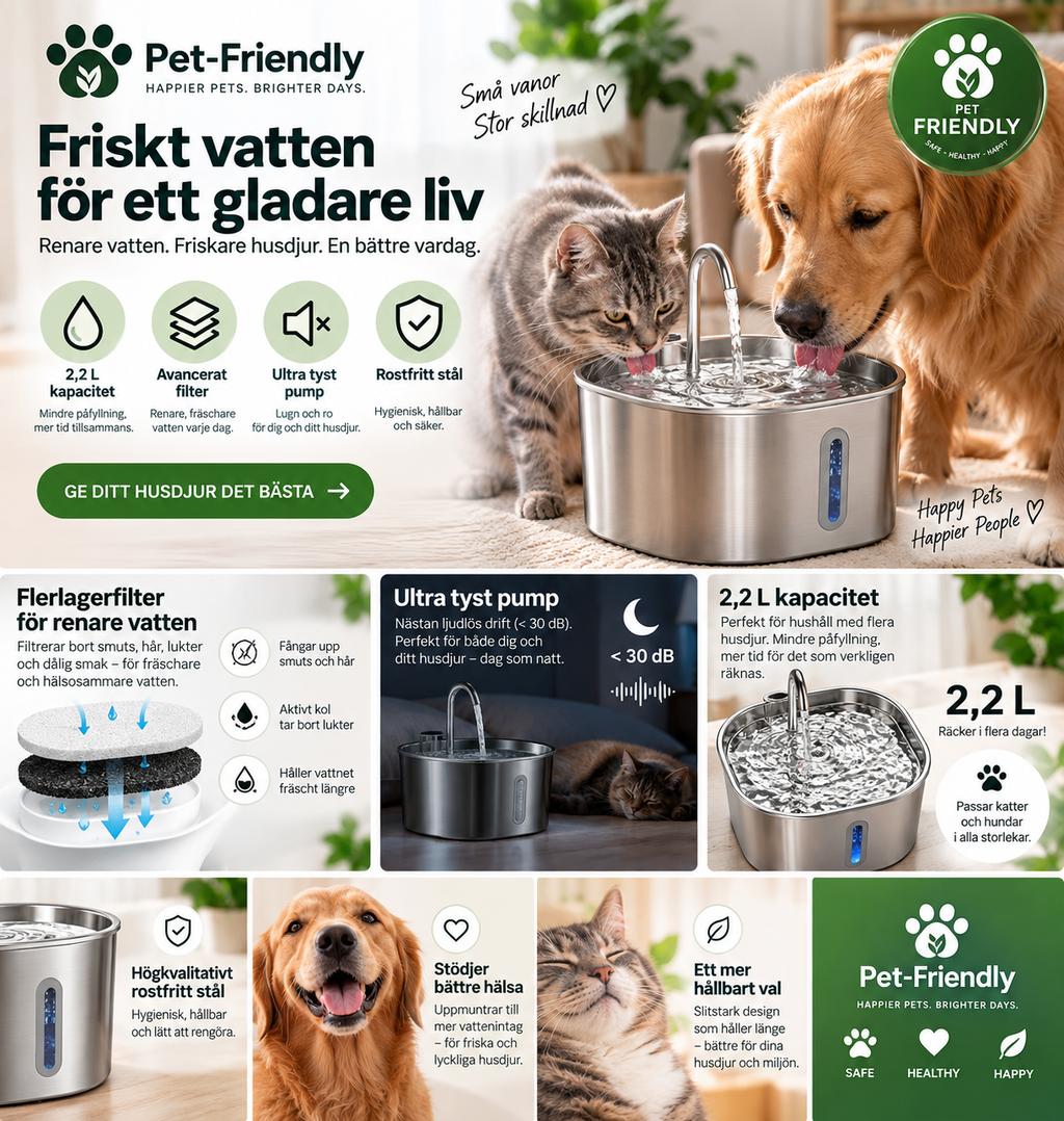 Pet Friendly - Rent Vatten till dina djur